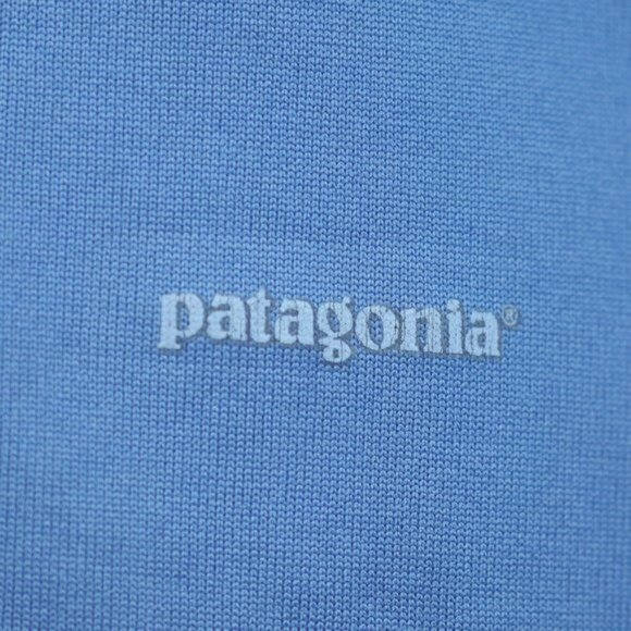 Patagonia Women's Small Blue Crewneck Quick Dry Activewear Long Sleeve Tee - Picture 5 of 7